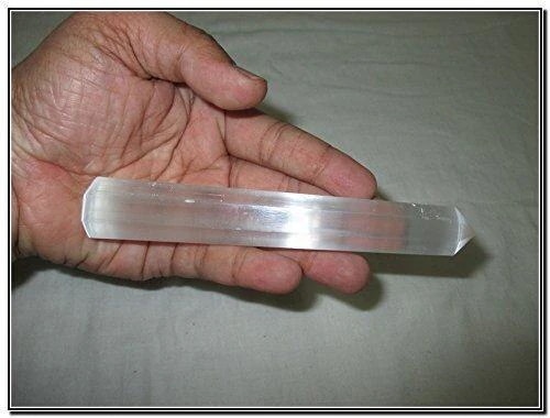 Fantastic Selenite Wand Stick Crystal Therapy Face
