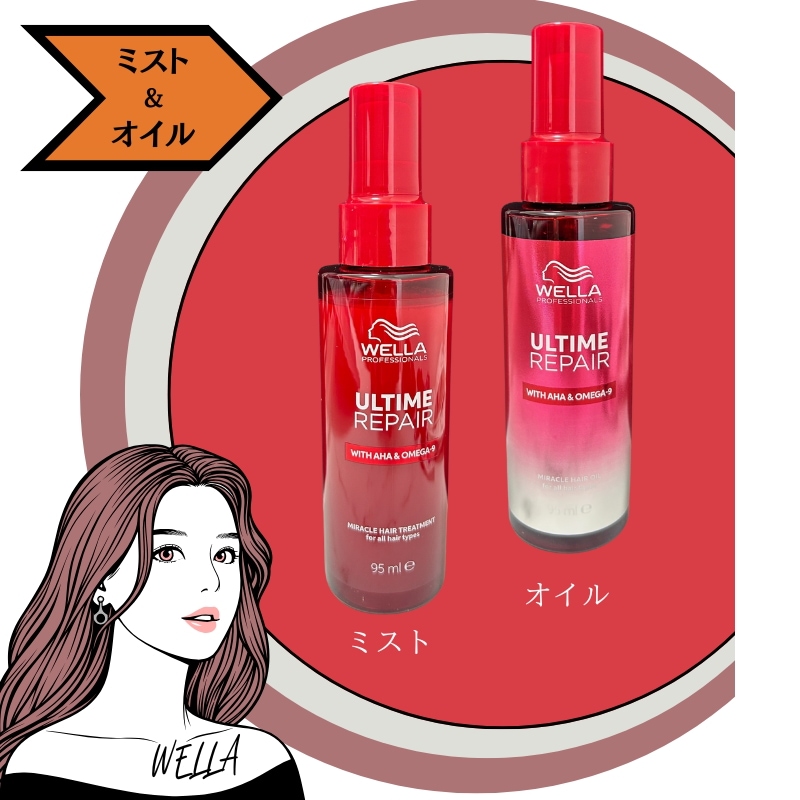【補修×ツヤセット】 アルタイム リペア ミラクル 「 ミスト ＆ ヘアオイル 」 各 95ｍｌ RM 軽やか補修＆ツヤ仕上げケア