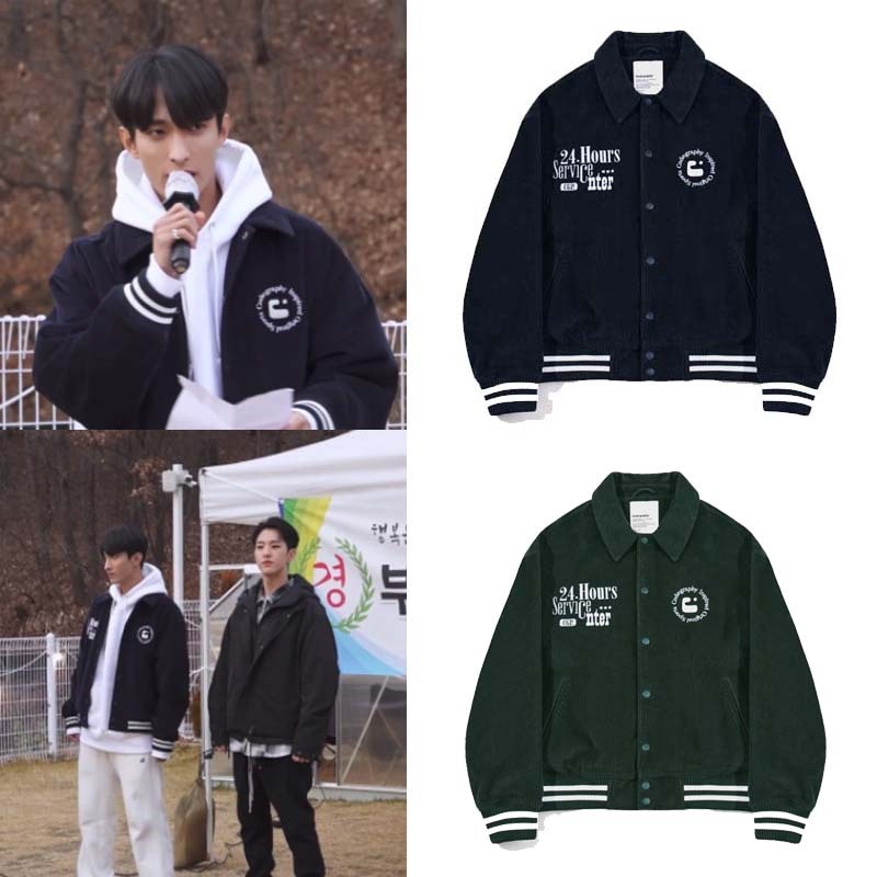 SEVENTEEN DK ドギョム着用 コーデュロイ インク シンボル バシティ ジャケット