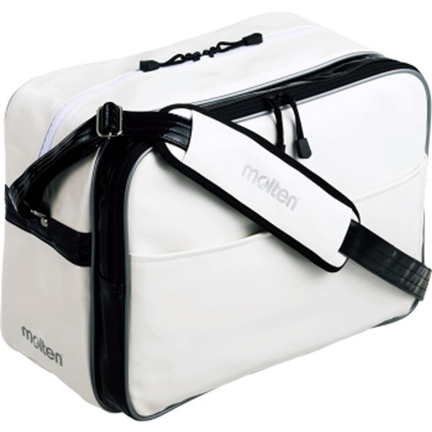 エナメルバッグ L シロクロ サッカーバッグ (km0074wk)