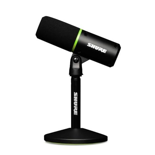 【VGP2025 金賞】SHURE シュア MV6 USB ゲーミング マイクロホン : ゲーム ゲーマー 配信 ストリーミング ダイナミックマイク 単一指向性 USB-C 有線 ノイズ除去 オートレ