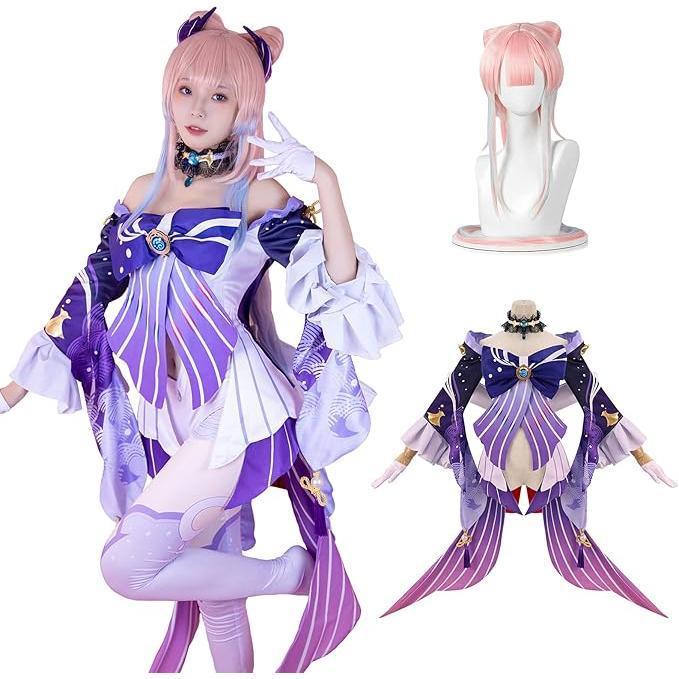 原神 コスプレ 珊瑚宮心海 コスプレ 衣装 ウィッグ 靴