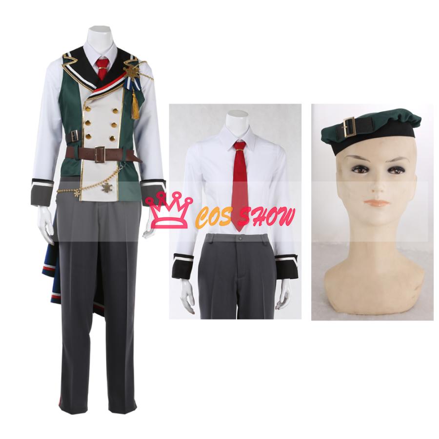 2025新品販売 あんさんぶるスターズ あんスタ Ra*bits ×Double Face ポケットに宇宙 三毛縞斑 桜河こはく コスプレ衣装 帽子付き オーダーメイド製作可能 cosplay 仮装