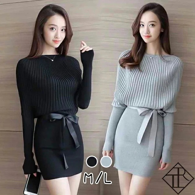 【急速出荷!】ワンピース レディース ニットワンピース 秋冬 ワンピース タイト 長袖 秋 ニット ワンピース 大きいサイズ ワンピース リブ ニット セーター レディース トップス 長袖 ニットセー