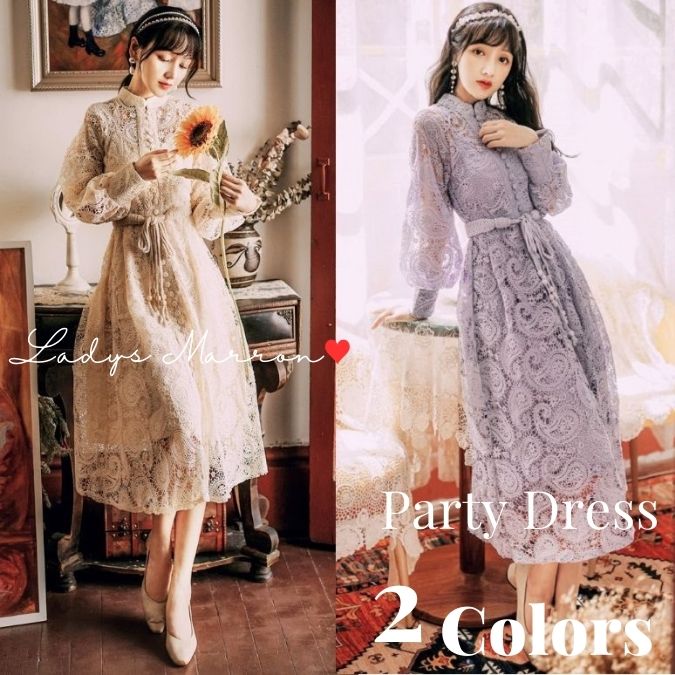 【急速出荷 2025年新作】お呼ばれドレス 結婚式 ワンピース プチプラ パーティードレス 韓国 結婚式お呼ばれドレス 成人式ドレス 同窓会ドレス 20代 30代 40代 50代 結婚式服装 クロシェ