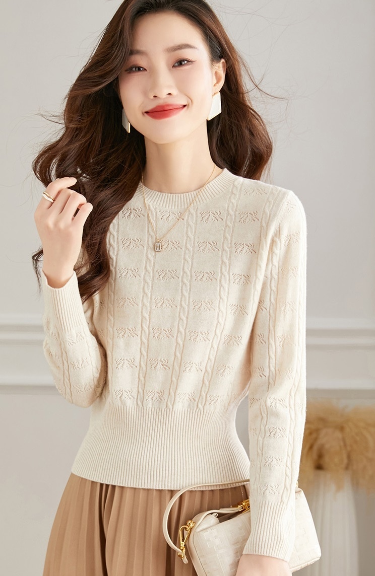 ハイウエスト ウール セーター 女性 秋 冬 ファッション セーター ボトム シャツ スカート ベージュ キャメル M L XL トップス 袖あり かわいい 大人可愛い きれいめ シンプル カジュアル