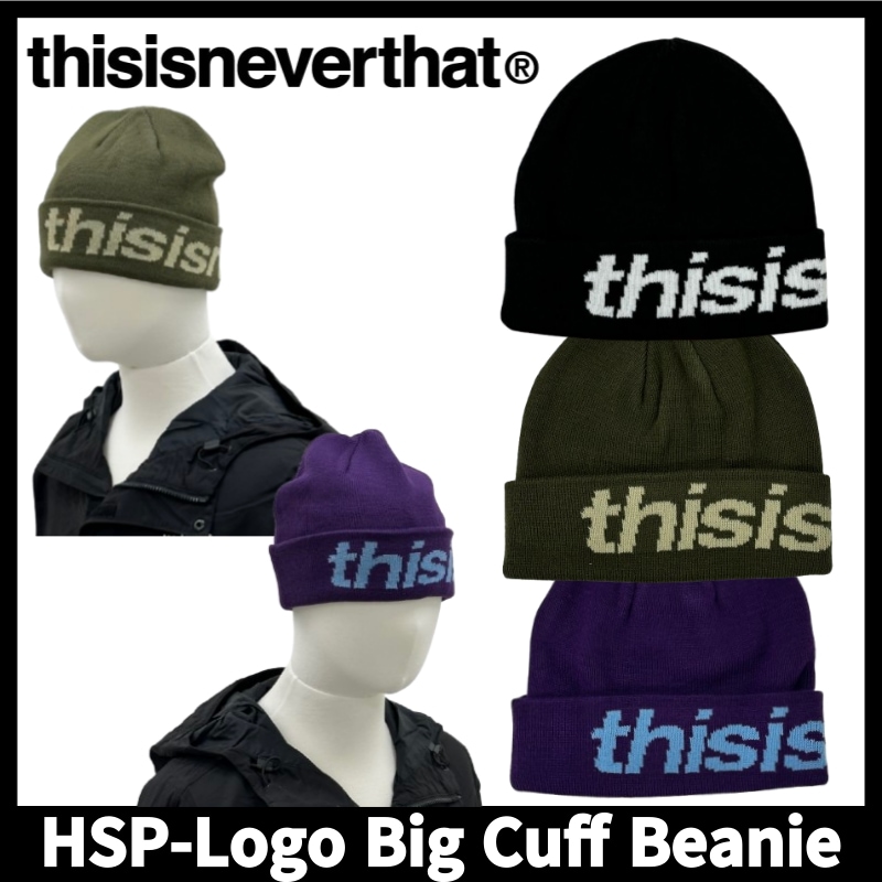 HSP-Logo Big Cuff Beanie ユニセックス [公式正規品]