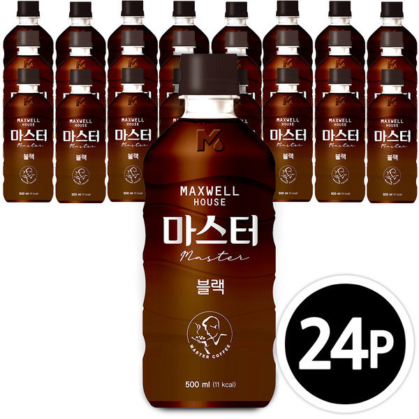 マスター/ブラック/500ml X24ペット/缶コーヒー