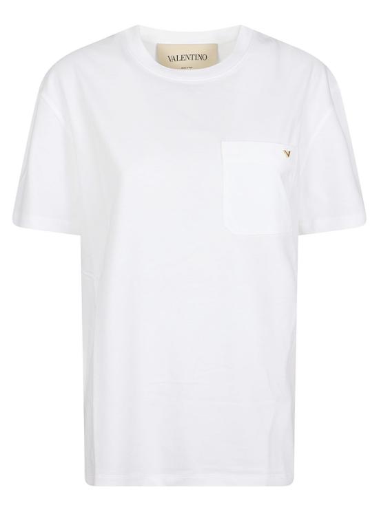 VALENTINO GARAVANI Men T-Shirts 8V0MG10VBGR 0BO White
