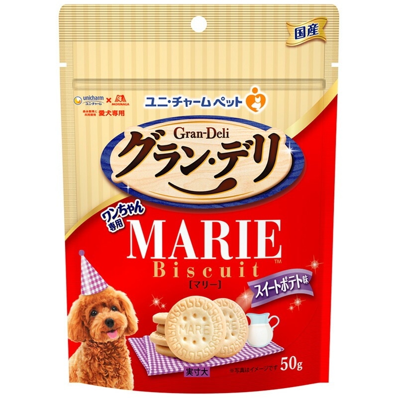 （まとめ買い）グラン/デリ ワンちゃん専用マリービスケット スイートポテト味 50g 犬用おやつ [x14]