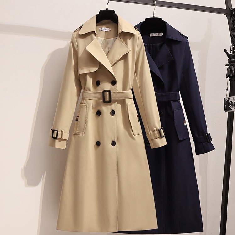 通勤ロングコート オフィスアウター カジュアルロングコート テッパントレンチ トップス アウター コート ジャケット シャンパー 上着 ロングコート トレンチコート 膝下 ロング ロング丈 7分丈