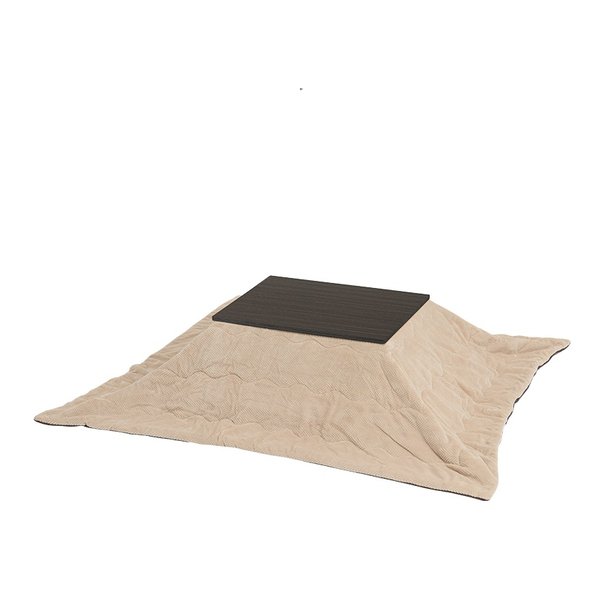 コタツ+うす掛け布団 2点セット アルラ7560DBR+ビケ7560BE