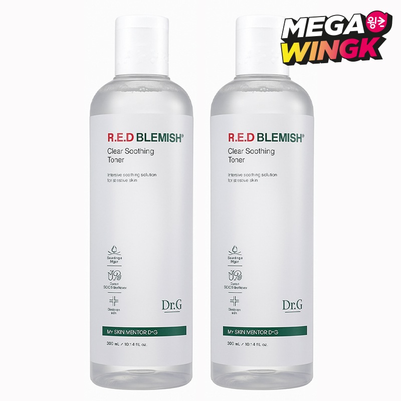 【1+1】レッドブレミッシュ クリア スージングトナー 300ml×2 敏感肌 保湿