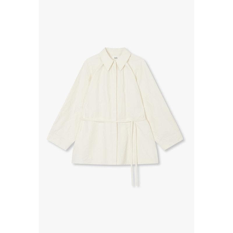 ボリュームベルテッドロングシャツ 9105321120
