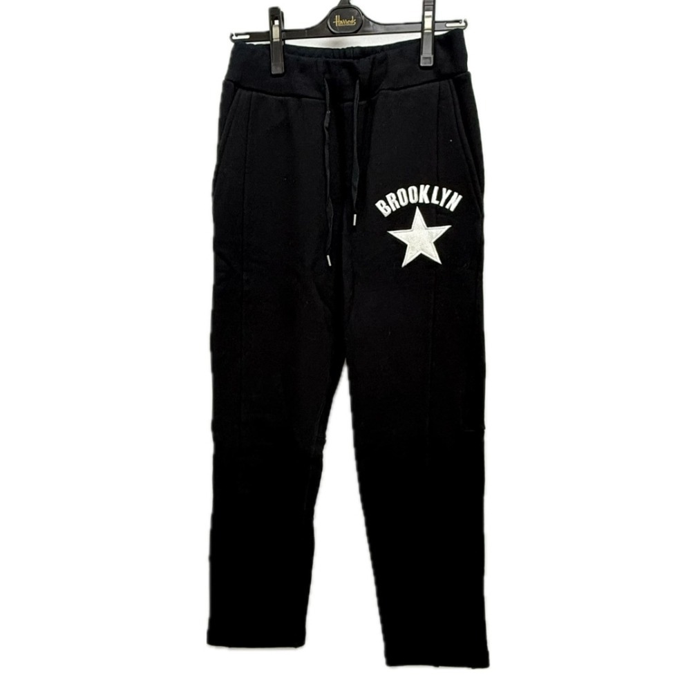 Lucien Pellat-Finet ルシアンペラフィネ パンツ BROOKLYN アパレル ボトムス ジャージ スウェット コットン ブラック