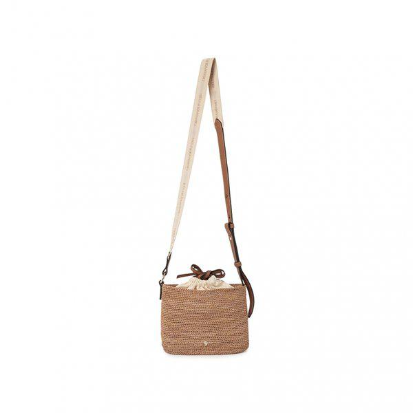 [シーズン限定] 26SS 날린 ラフィア 女性 クロスバッグ BAG52312 NOUGAT