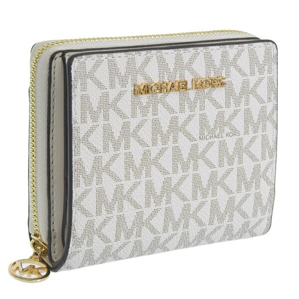 マイケルコース 財布 レディース 二つ折り財布 アウトレット クリームマルチ JET SET TRAVEL D35H3GTVF2B-LTCMLT MICHAEL KORS