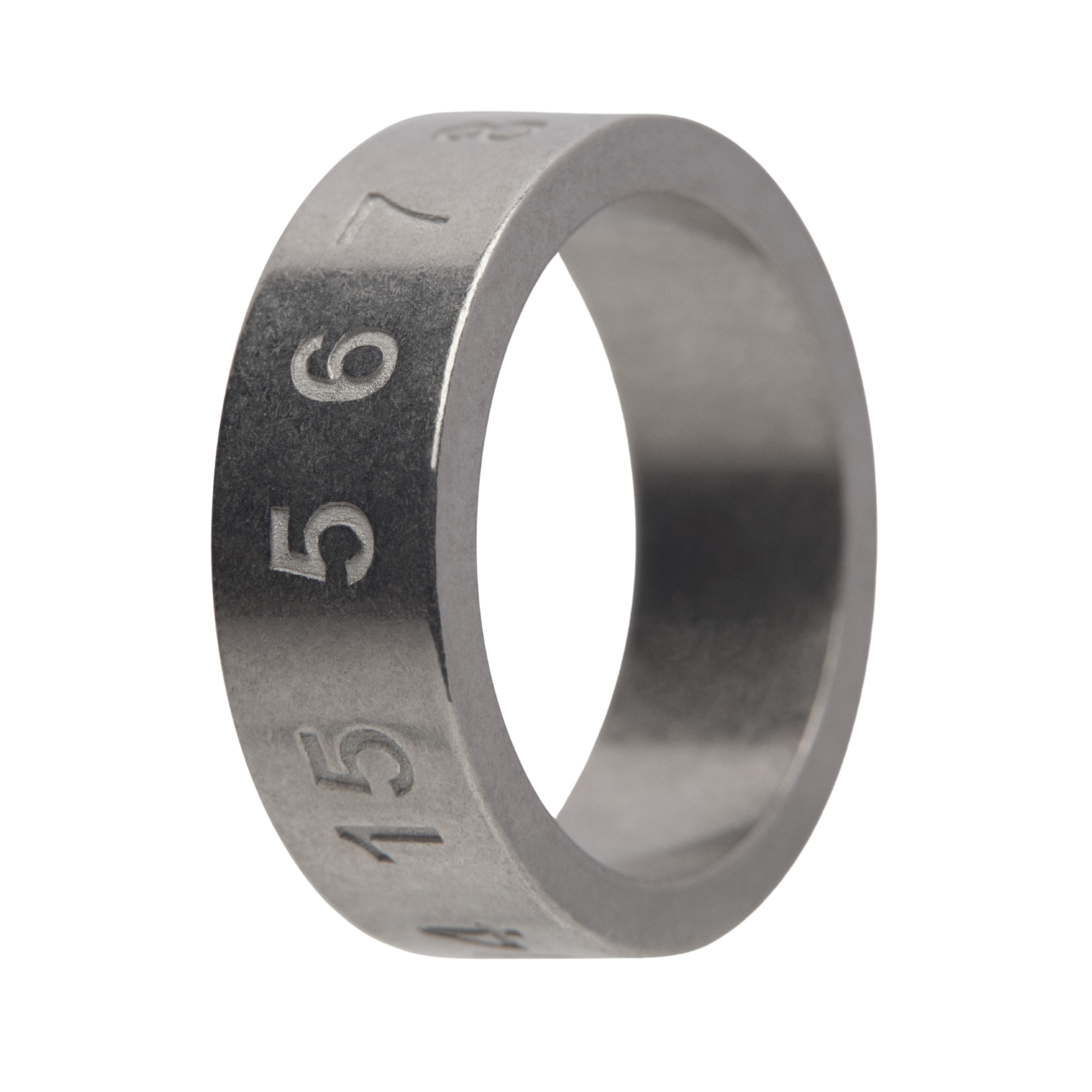 正規品 バンドリング ナンバーリング シルバーのみ SI8UQ0003SV0129951 シルバー100% アクセサリー ロゴ 指輪 リング メンズ