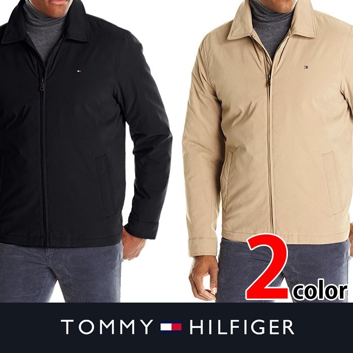 TOMMY HILFIGERトミーヒルフィガーメンズ マイクロツイル 中綿 ジャケット ジャンパー t477 カーキ