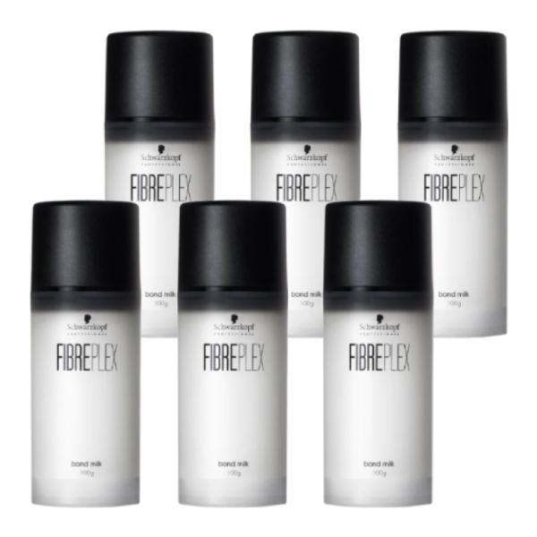 シュワルツコフ ファイバープレックス ボンドミルク 100g アウトバストリートメント ダメージ補修 ブリーチ毛ケア 枝毛予防 切れ毛防止 6本セット