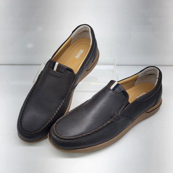 男性用セミカジュアル超軽量スリッポンYADSHL402BR_KJ