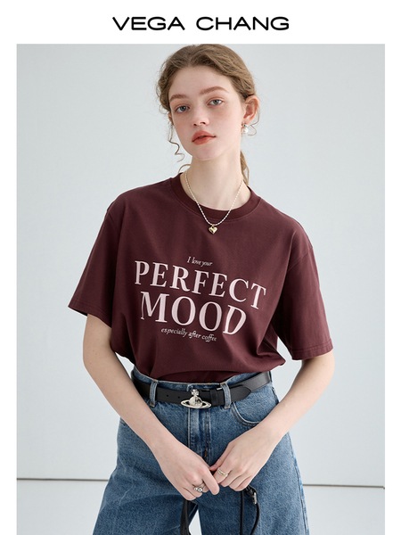 デザインプリント半袖Tシャツ