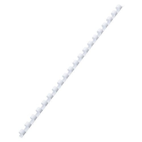 アコ/ブランズ GBCドキュバインド プラスチックリング 白 10mm A4 20穴 100本入 PR1020A4Z-WH