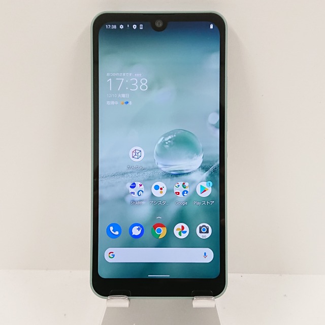 AQUOS wish SHG06 au オリーブグリーン 送料無料 本体 c08974 【中古】