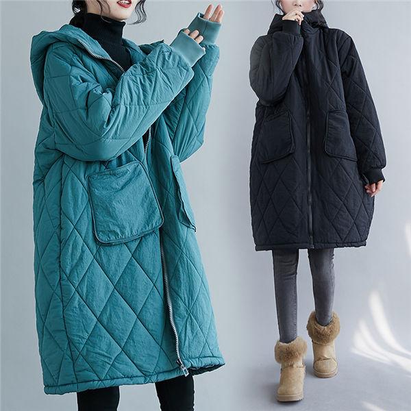 超人気 中綿ジャケット レディース キルティング 中綿コート ジャケット アウター 大きい 体型バー 冬 防寒 20代 30代 40代