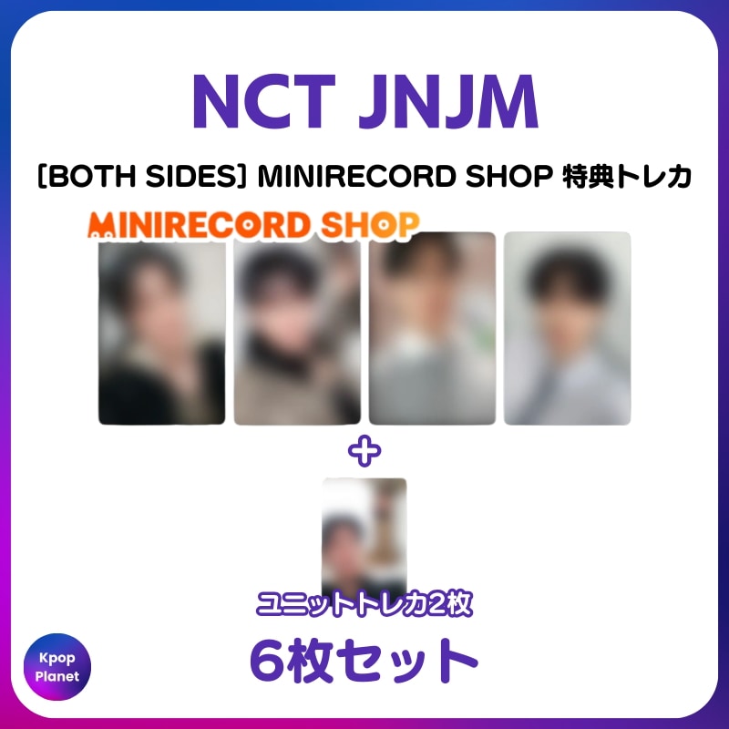 [特典トレカ] NCT JNJM MINIRECORD SHOP 特典トレカ BOTH SIDES