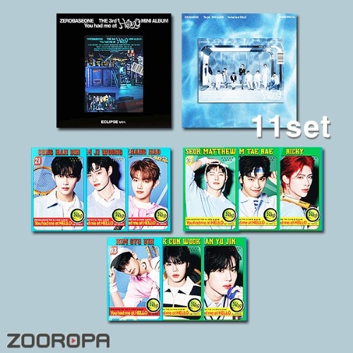 [11종세트] 제로베이스원 ZEROBASEONE You had me at HELLO 3집