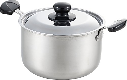 ヨシカワ 日本製 カレー鍋 20cm こげつきにくい ステンレス シルバー 3808847