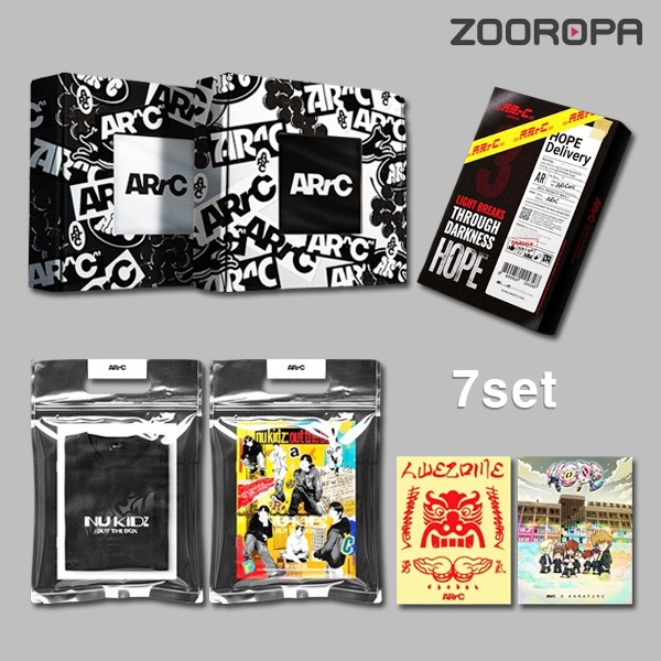 [7종세트] ARrC 아크 HOPE nu kidz out the box