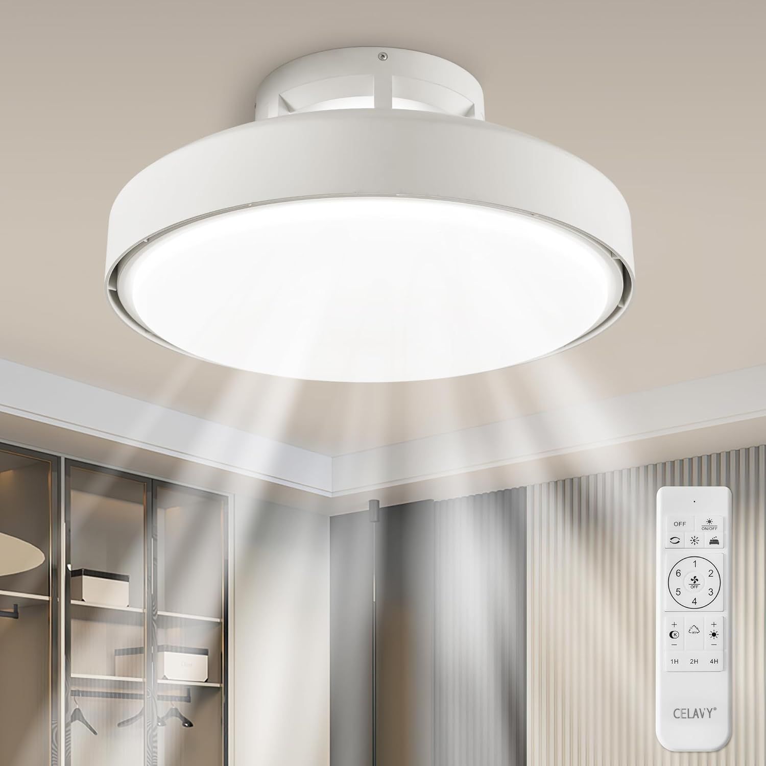 シーリングファンライト 8~12畳 led ファン付き照明 50cm扇風機 正逆回転 節電に シーリングファン DCモーター 無階段調光調色 常夜灯 6階段風量調整 タイマー機能 空気循環 冷暖室に適