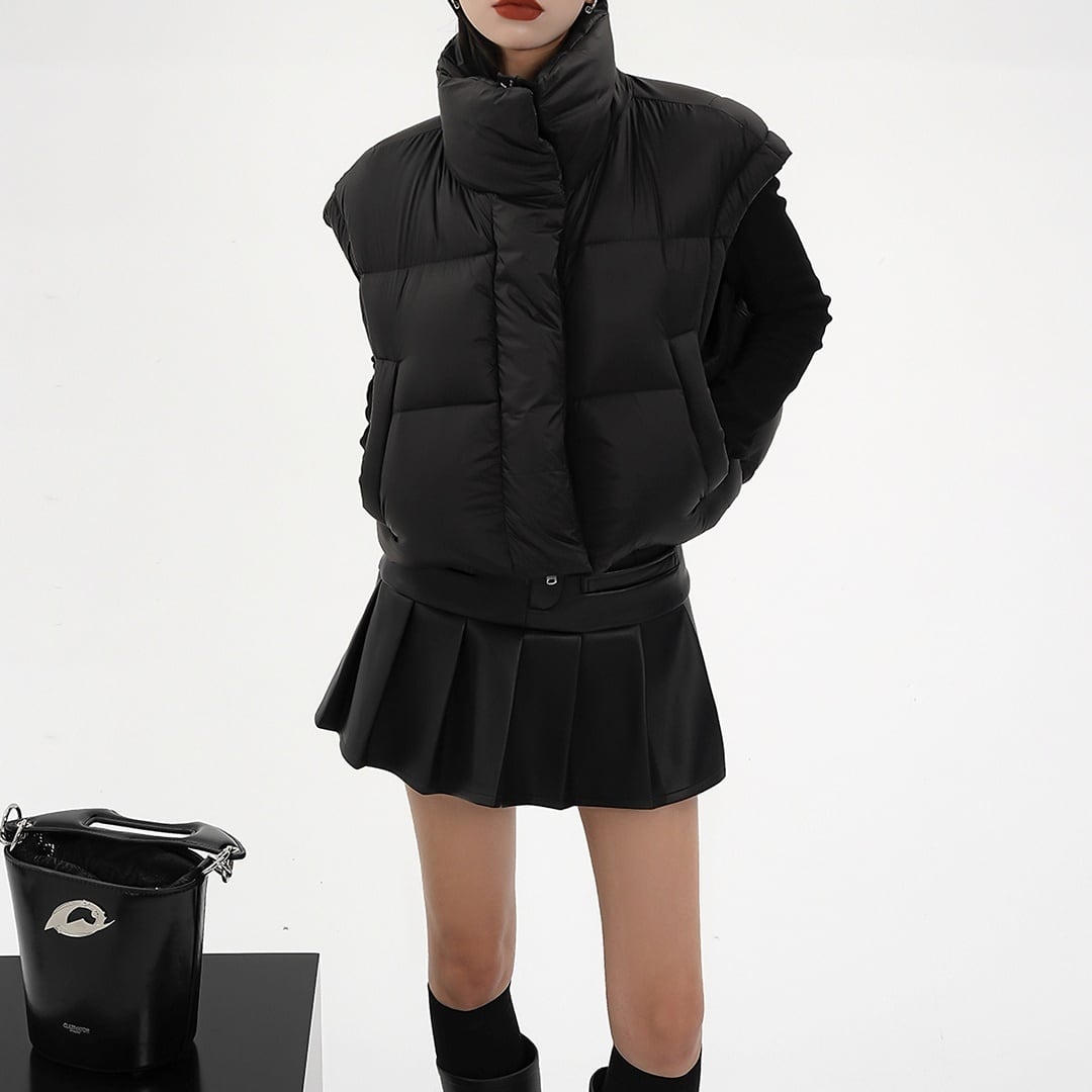 Short Down Vest E5017 13,500円