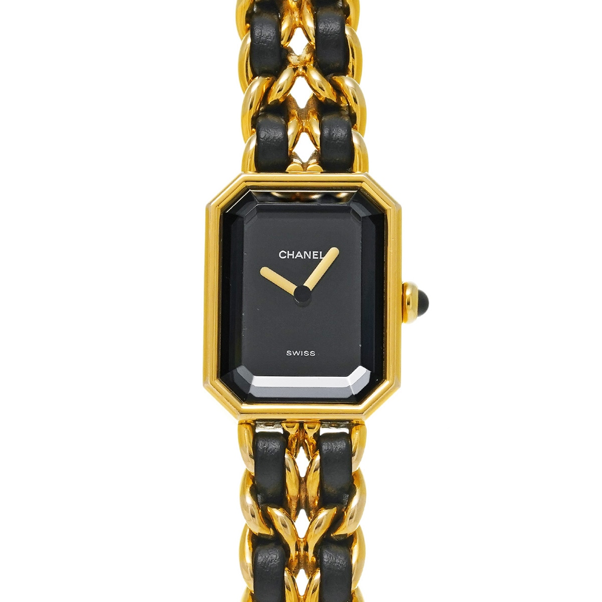 シャネル プルミエール Sサイズ H0001 ブラック レディース 腕時計 クォーツ 中古 銀蔵