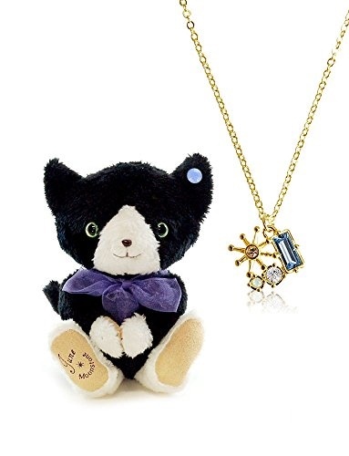 6月 SWAROVSKI ネックレス 猫アクセサリ- ラッピング＋紙袋付き 誕生石カラ- 誕生日 かわいい ジュエリ- クリスマス 彼女 こども女の子 EtoileCat (ム-ンスト-ン)