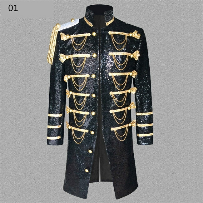 3色入荷　ラメ　キラキラ　メンズ　スーツ　ジャケット　タキシード　メンズ タキシード　演出服 華麗な王族服 王子様 復古風 コスプレ衣装　宮廷服　貴族服　コスチューム　舞台　撮影　司会 アウター メ