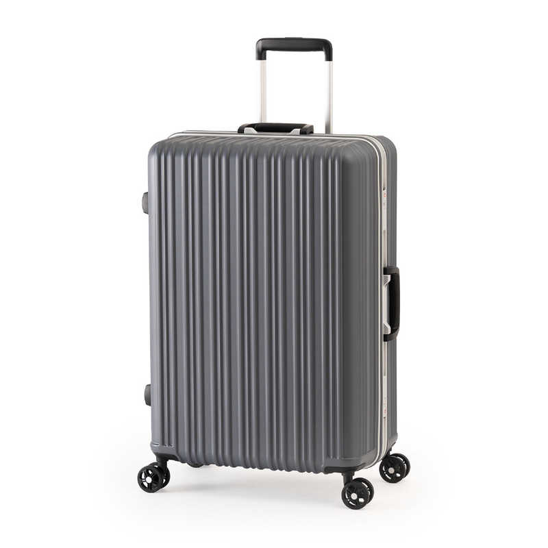 A.L.I　スーツケース フレームタイプ 宿泊目安：4～6日間 064L 超軽量 高剛性フレーム TSAロック搭載 マットダークグレー　ALI-5088-24 21,560円