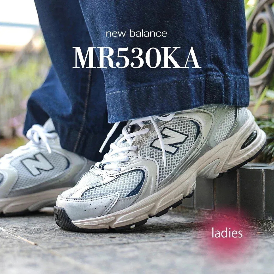 NEW BALANCE MR530KA "METALLIC SILVER" ニューバランス スニーカー ( 白 シルバー レディース ウ