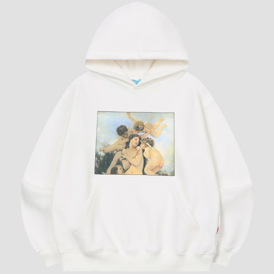 CEC GALLERY ANGEL GRAPHIC HOODIE(WHITE)