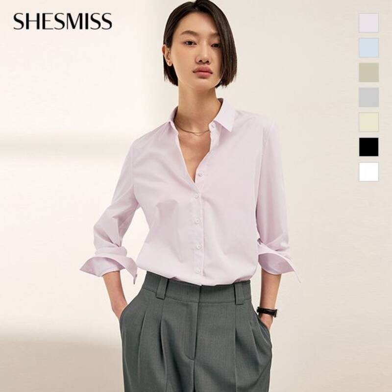 ベーシックストレッチシャツ_SWWSTQ12020