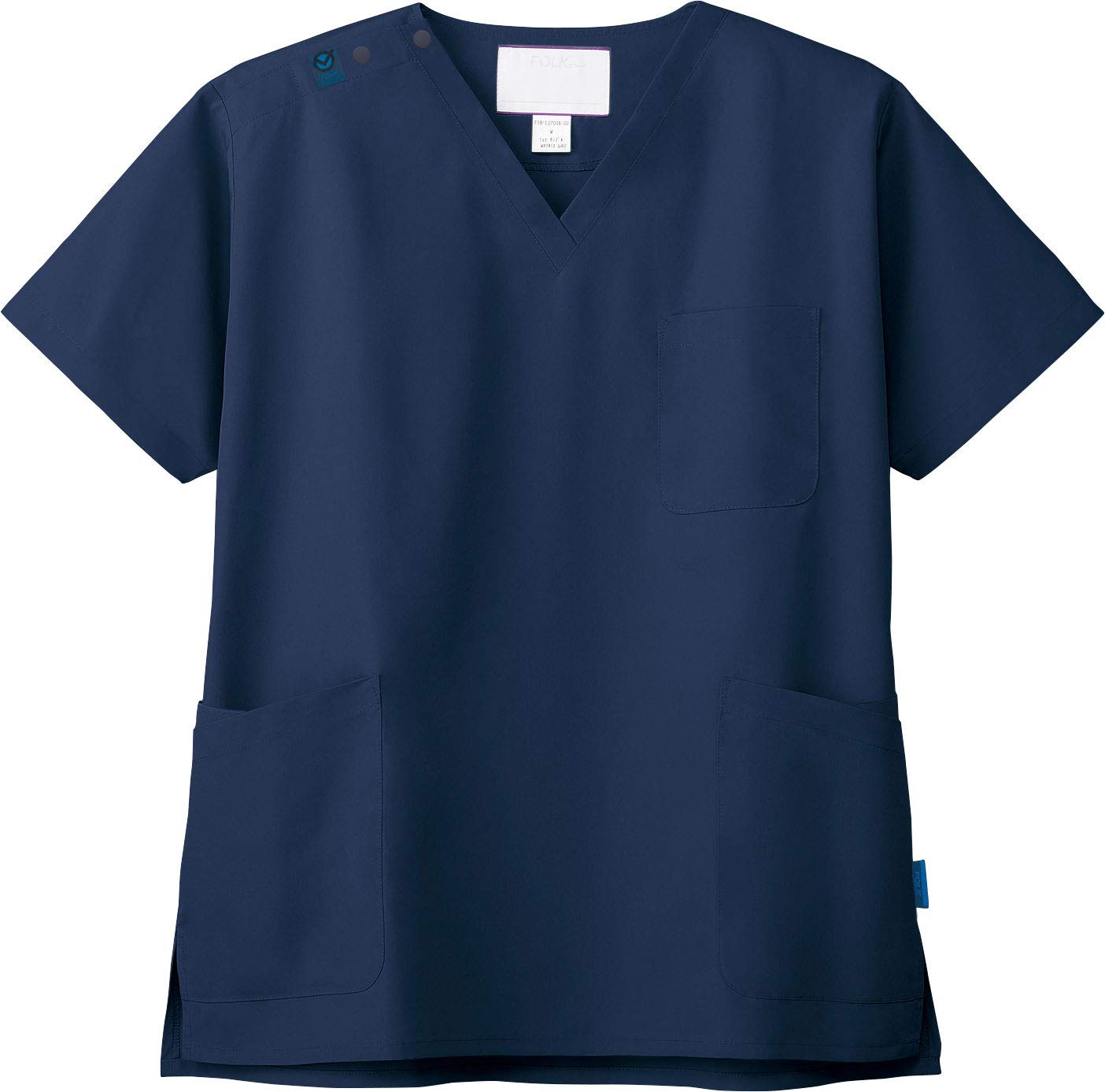 [ジアスクラブ] ジアスクラブ 業界初 色落ちしない スクラブ 白衣 塩素剤にも強い色落ちしない 病院 クリニック ネイビー LL 4,684円