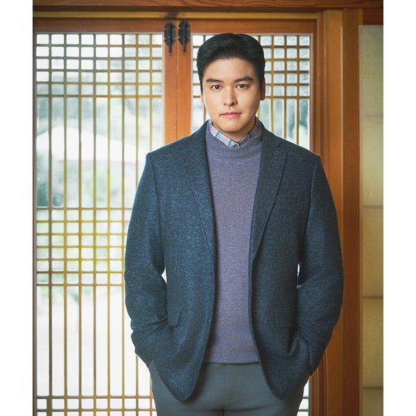 ウールブレンドカシミアライクジャケットCDAAAJK4108