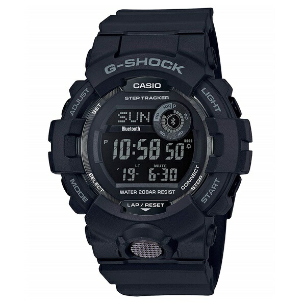 【海外モデル】カシオ Gショック ジーショック メンズ 腕時計 G-SQUAD Bluetooth通信 スポーツ 防水 多機能 デジタル ブラック GBD-800-1B 誕生日プレゼント 卒業 入学