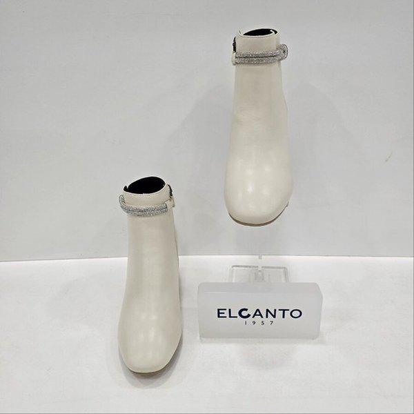 女性ホットフィックスストラップアンクルブーツ LCHSWASY20U44C 10 JE2 JJ