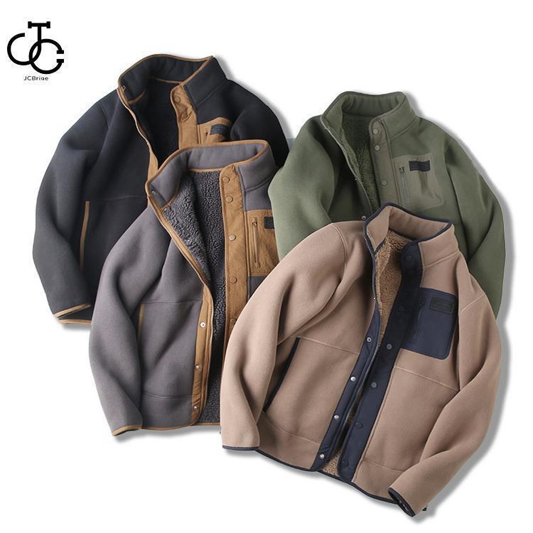 フリースジャケット メンズ 裏ボア フリース ジャケット 裏ボアジャケット あたたか 防寒 秋服 秋物