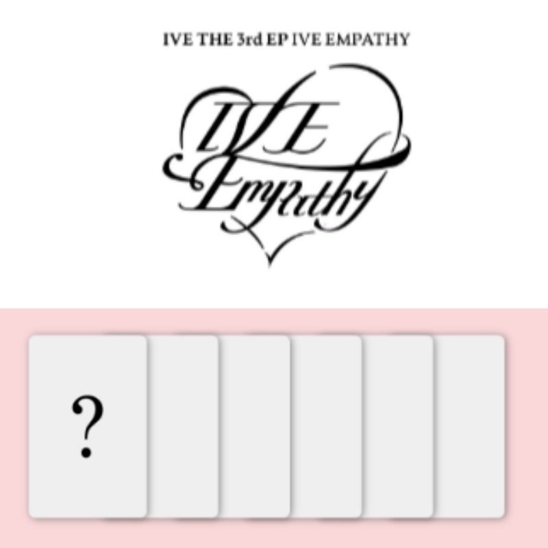 [PREORDER 6種/1SET]IVE THE 3rd EP IVE EMPATHY[NO ALBUM,ONLY PHOTOCARD]