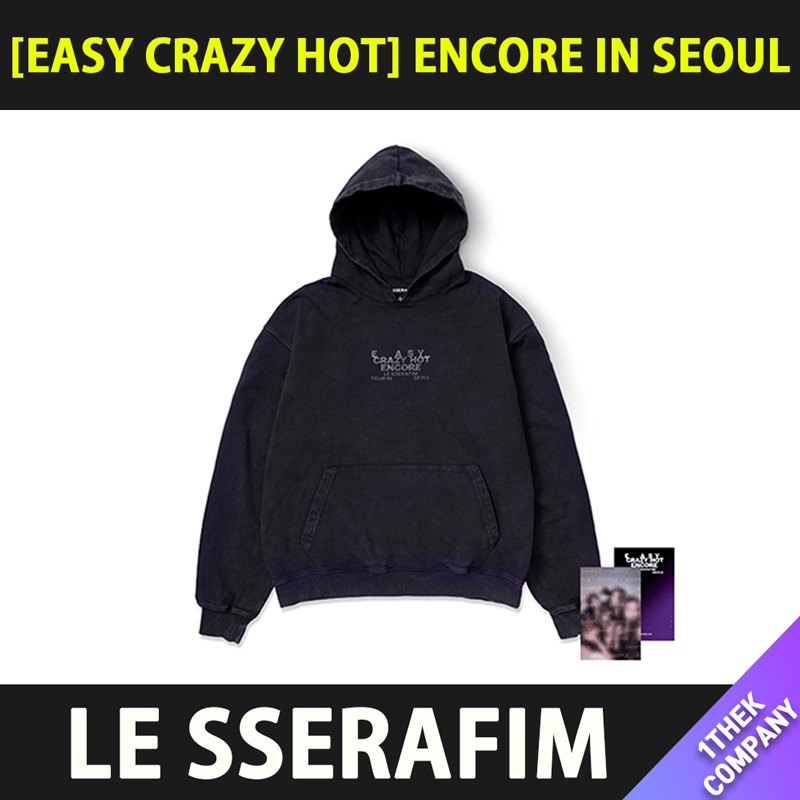 【当店トレカ付】（Hoodie）LE SSERAFIM TOUR [EASY CRAZY HOT] ENCORE IN SEOUL