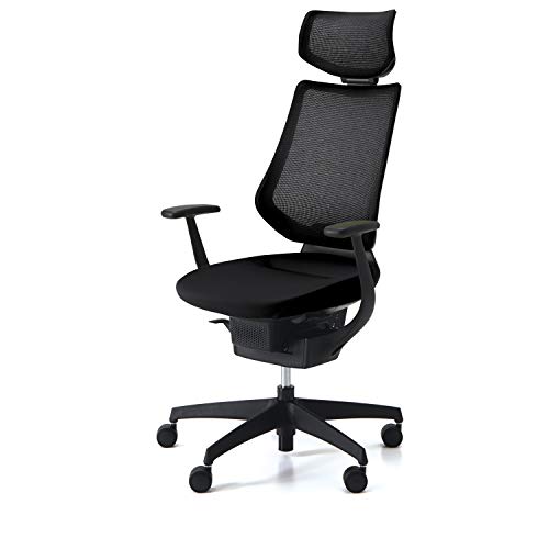 【メーカー配送・設置・組立】コクヨ イング イス ブラック メッシュタイプ デスクチェア 事務椅子 座面が360動く椅子 CR-G3405E6G4B6-V 10261